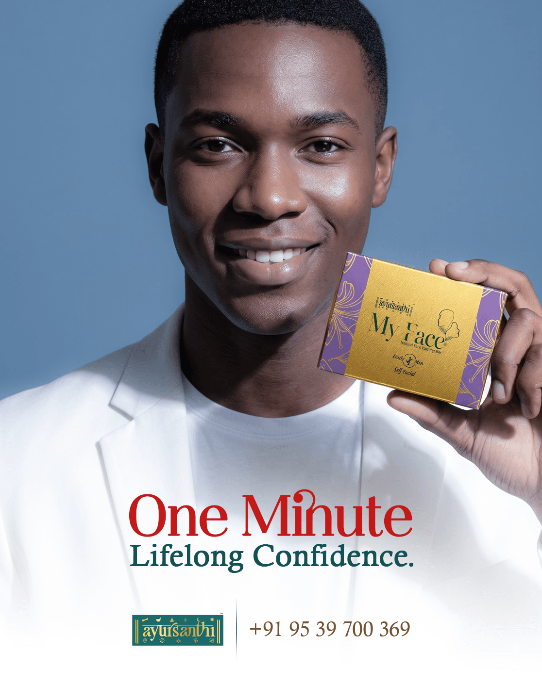 AYURSANTHI MY FACE 1 MINUTE SELF FACIAL BAR