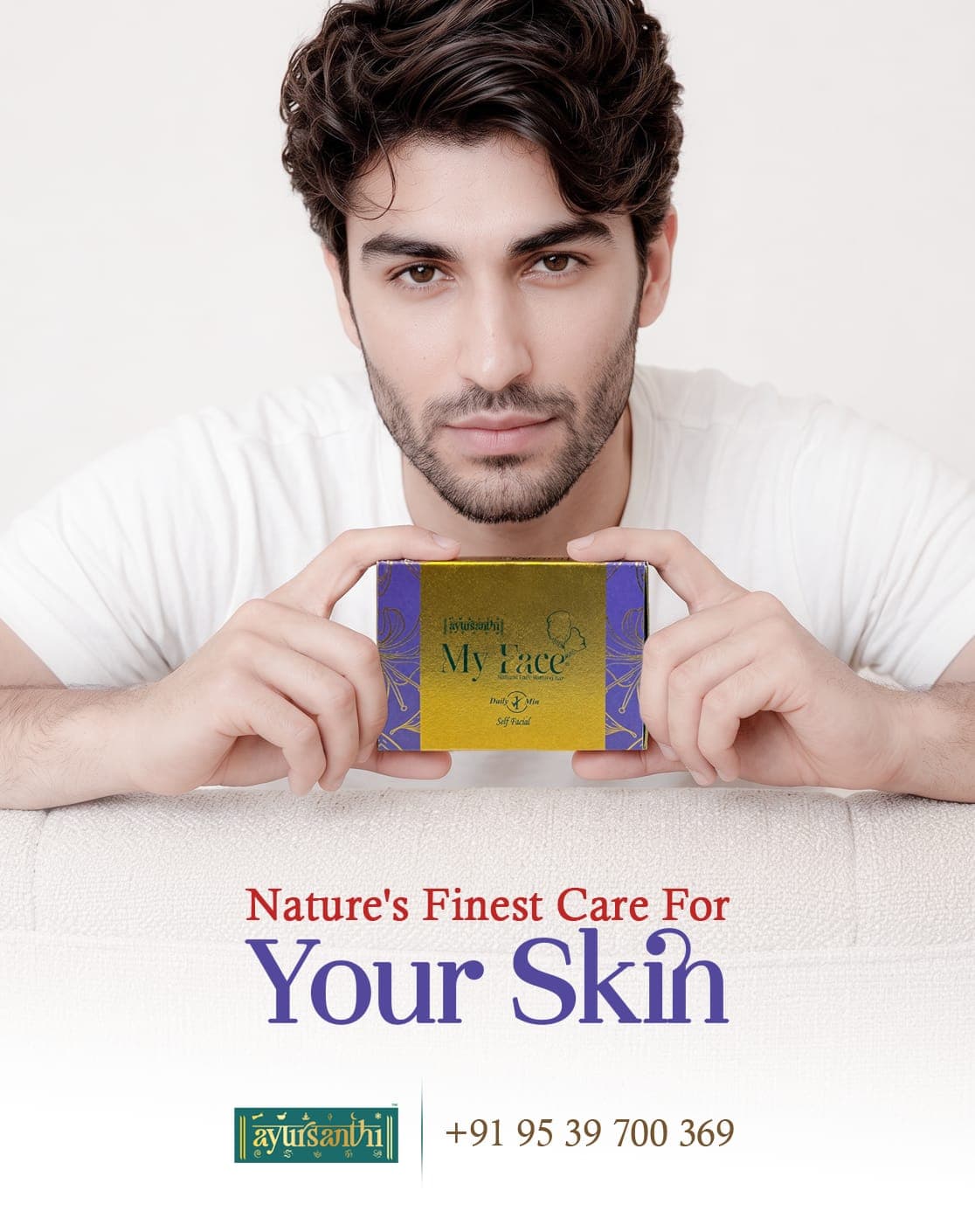 AYURSANTHI MY FACE 1 MINUTE SELF FACIAL BAR Image